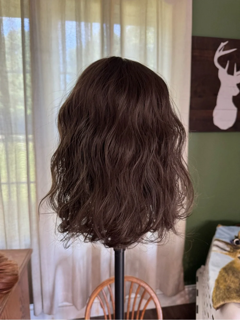 Natural Wavy Women’s Wig in Brown - Lightweight Style